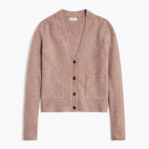 J. Crew Extra-Soft Tan Cardigan